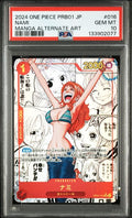 2024 ONE PIECE JAPANESE PRB01-PREMIUM BOOSTER -ONE PIECE CARD THE BEST- #016 NAMI MANGA ALTERNATE ART