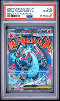 PSA 10 Pokémon Mega Charizard X ex 223/193 M2a JP Mega Attack Rare 2025