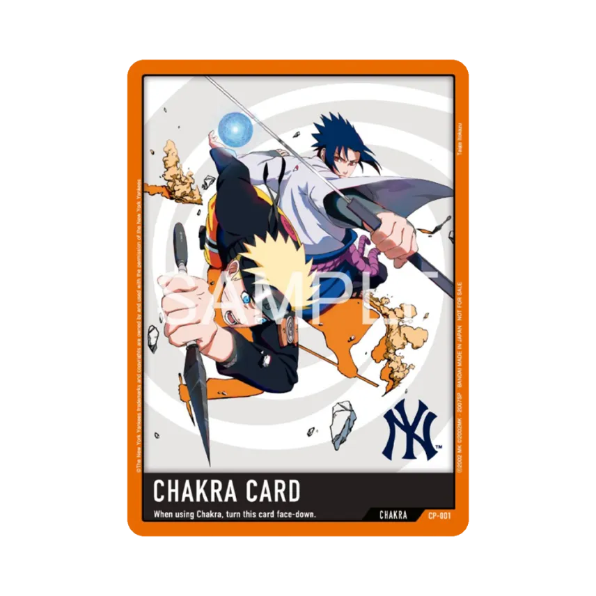 CHAKRA Card (Naruto / Sasuke) :Sealed[CP-001][EN](Promotional Card "NARUTO x YANKEES GAME NIGHT")