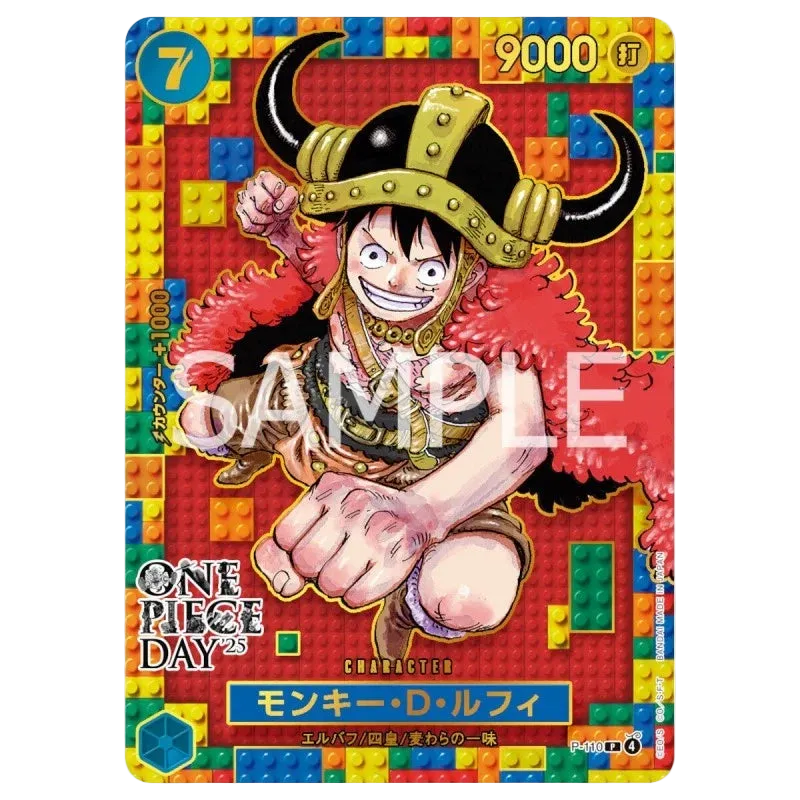 2025 OP Jap Premium Card Coll. – ONE PIECE DAY’25 #110 Monkey D. Luffy