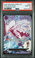 ONE PIECE PSA 10 JAPANESE PREMIUM BOOSTER ALTERNATE ART #078 GUM-GUM GIANT